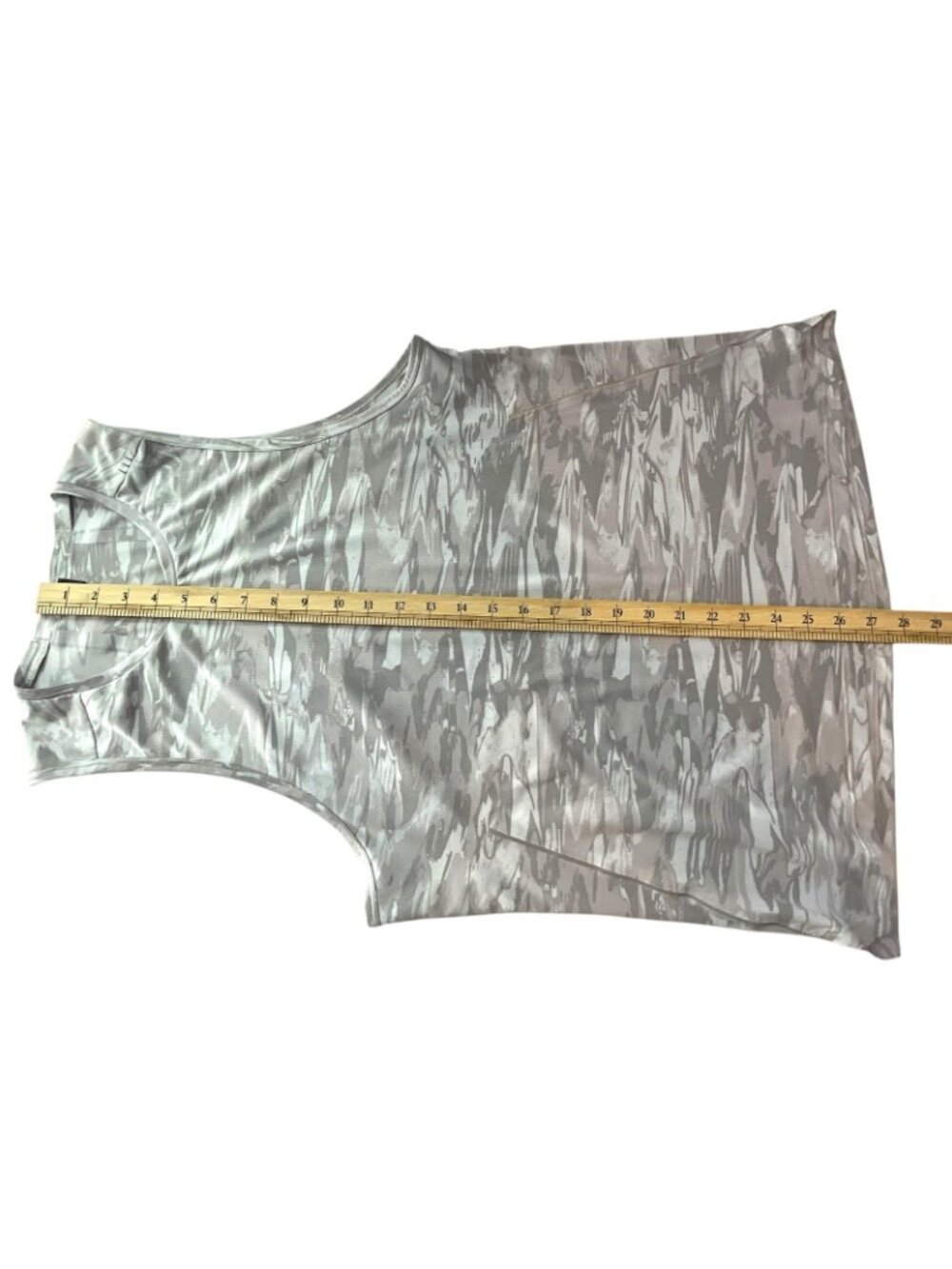 Lululemon Metal Vent Breathe Tank Mens Medium Gray Camo Sleeveless - Picture 7 of 8